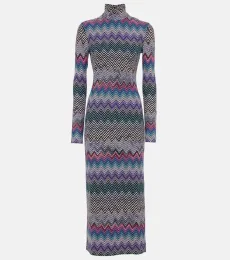 Robe midi Zig Zag