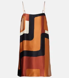 Robe Phylis imprimée en satin Robe Phylis imprimée en satin
