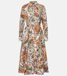 Robe portefeuille en coton