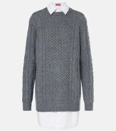 Robe pull Aldrin en laine mélangée Robe pull Aldrin en laine mélangée