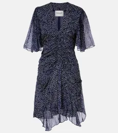 Robe Vivienne imprimée en mousseline Robe Vivienne imprimée en mousseline