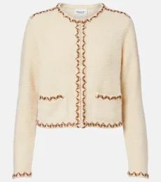Rochelle wool-blend tweed cardigan Rochelle wool-blend tweed cardigan