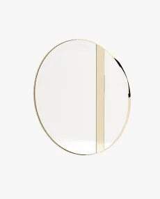 ROD Mirror Gilded Polished Stainless Steel