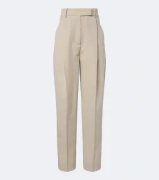 Róhe Wool and silk-blend straight pants Róhe Wool and silk-blend straight pants