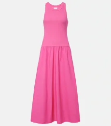Romilly cotton-blend midi dress Romilly cotton-blend midi dress