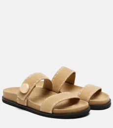 Romy Sport suede slides Romy Sport suede slides
