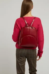 Rosa 2 Pocket Back Pack - Burgundy Rosa 2 Pocket Back Pack - Burgundy