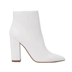 Rosamund Block Heeled Booties for Women - Ankle Boots, Faux Leather/Suede High Heel Booties, Boots f Rosamund Block Heeled Booties for Women - Ankle Boots, Faux Leather/Suede High Heel Booties, Boots f