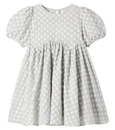 Rose embroidered cotton dress Rose embroidered cotton dress