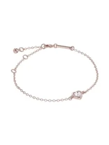 Rose Gold Hansa Crystal Heart Bracelet - 20cm Rose Gold Hansa Crystal Heart Bracelet - 20cm