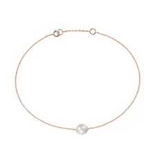 Rose Gold Large Pearl Anklet Rose Gold Large Pearl Anklet