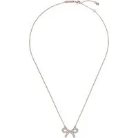 Rose Gold Talulat Crystal Twinkle Bow Necklace - 45cm Rose Gold Talulat Crystal Twinkle Bow Necklace - 45cm