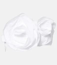 Rosette cotton poplin bandeau top Rosette cotton poplin bandeau top