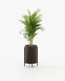 ROSIE Planter & Pot Smoked Eucalyptus Veneer Matte ROSIE Planter & Pot Smoked Eucalyptus Veneer Matte