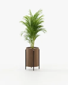 ROSIE Planter & Pot Walnut Veneer Matte ROSIE Planter & Pot Walnut Veneer Matte