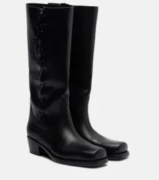 Roxanne 45 leather knee-high boots Roxanne 45 leather knee-high boots