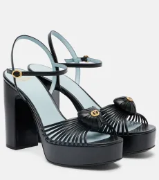 Royal VLogo 115 leather platform sandals Royal VLogo 115 leather platform sandals