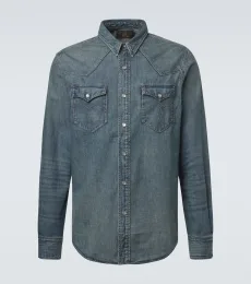 RRL Buffalo West denim shirt