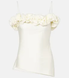 Ruffled off-shoulder top