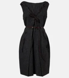 Ruffled virgin wool minidress Ruffled virgin wool minidress