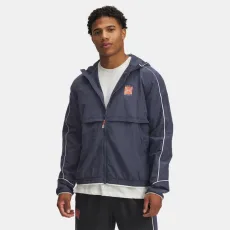 Run 96 Men's Jacket Downpour Gray Anthracite White Quartz