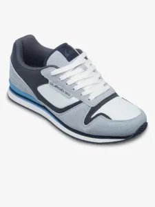 Runner - Men Grey Leather Shoes Runner - Men Grey Leather Shoes