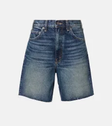 Russel mid-rise denim shorts Russel mid-rise denim shorts