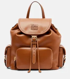 Sac à dos en cuir à logo Sac à dos en cuir à logo