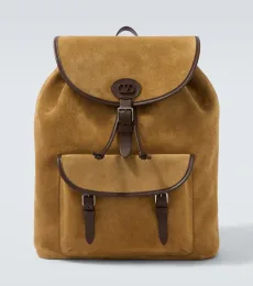 Sac à dos VLogo en daim Sac à dos VLogo en daim