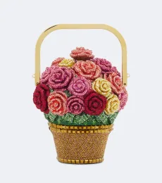 Sac à main Basket of Roses à ornements Sac à main Basket of Roses à ornements