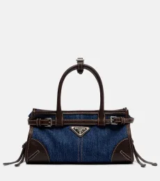 Sac à main Prada Bonnie Small en denim Sac à main Prada Bonnie Small en denim
