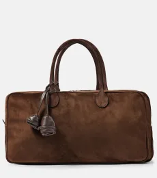 Sac de voyage Brigitte Large en daim Sac de voyage Brigitte Large en daim
