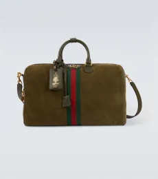Sac de voyage Gucci Savoy Medium en daim