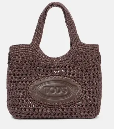 Sac en raphia à logo Sac en raphia à logo
