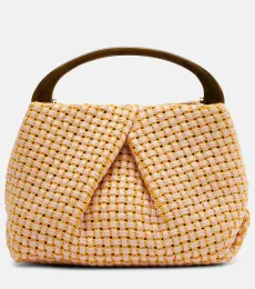 Sac en raphia effet tissé Sac en raphia effet tissé