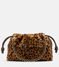 Sac Flamenco Medium en cuir façon poulain Sac Flamenco Medium en cuir façon poulain