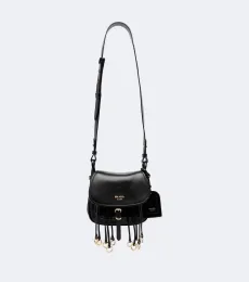 Sac porté épaule Prada Corsaire Mini en cuir à franges Sac porté épaule Prada Corsaire Mini en cuir à franges