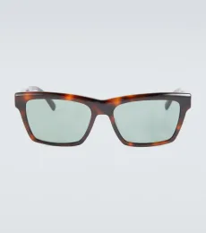 Saint Laurent Rectangular acetate sunglasses