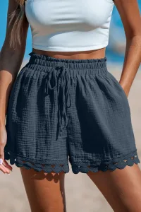Salt Drift Blue Cover-Up Shorts Salt Drift Blue Cover-Up Shorts