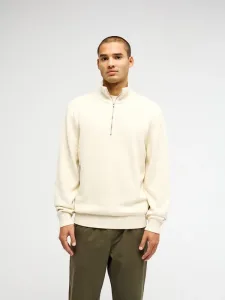 Salt Water 14 - Men Beige Half Zip Jumper Salt Water 14 - Men Beige Half Zip Jumper