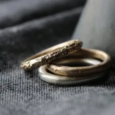 Sand Cast Gold Ring Sand Cast Gold Ring
