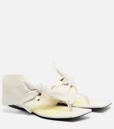 Sandales Boudoir Bow en cuir Sandales Boudoir Bow en cuir