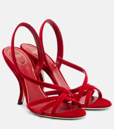 Sandales Fetishique 105 en velours Sandales Fetishique 105 en velours