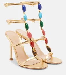 Sandales Shanti en cuir à ornements Sandales Shanti en cuir à ornements