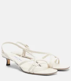 Sandales slingback Farris en cuir Sandales slingback Farris en cuir