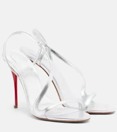 Sandales slingback Miss Z en cuir métallisé Sandales slingback Miss Z en cuir métallisé
