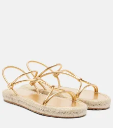 Sandalias Bali de piel metalizada Sandalias Bali de piel metalizada