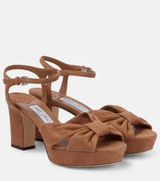 Sandalias con plataforma Heloise 80 de ante
