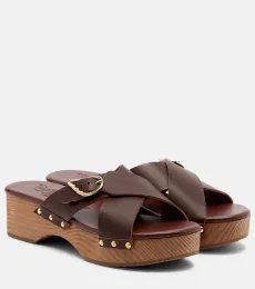 Sandalias con plataforma Marilisa de piel Sandalias con plataforma Marilisa de piel