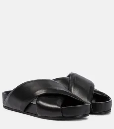 Sandalias de piel acolchadas Sandalias de piel acolchadas